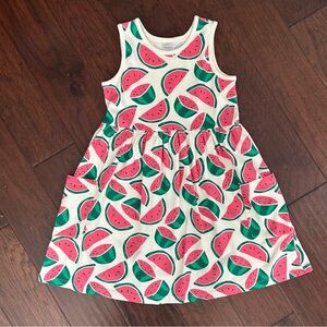 Hanna Andersson Pink and Green Watermelon Dress